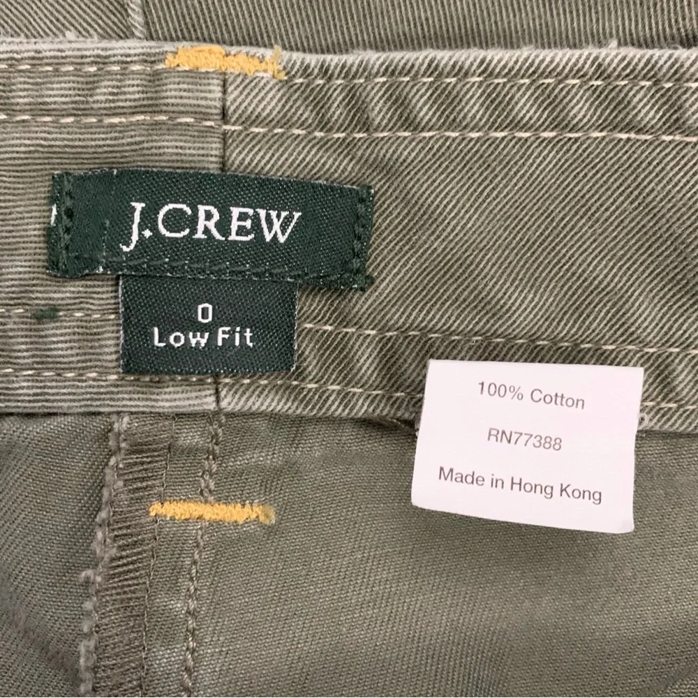 J. Crew Sage Green Cargo Shorts